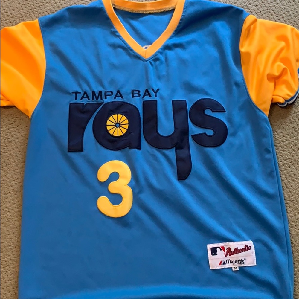 Tampa Bay rays retro baseball jersey